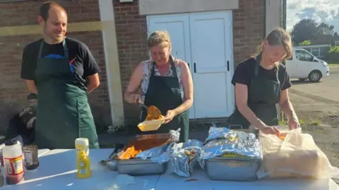 Feed Fenland Volunteers at the charity Feed Fenland