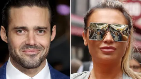 Getty Images Spencer Matthews and Lauren Goodger