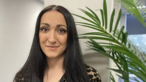 BBC/Julia Lewis Support worker Sophia