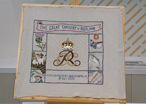 PA Media The Great Tapestry of Scotland charts 420 million years of the country's heritage