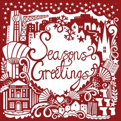 Scottish government Christmas card