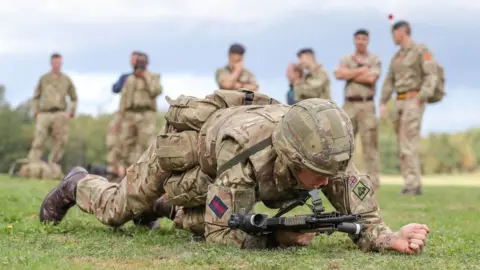 PA Soldiers at the Royal Army Physical Training Corps School in Aldershot.