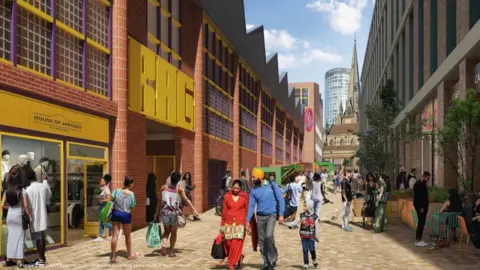 Lendlease Smithfield Development LLP Artist impression of Smithfield site