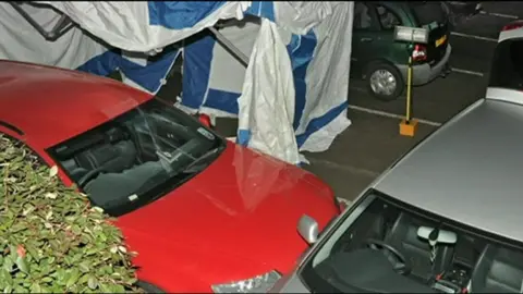 GMP The car Anthony Grainger was shot in