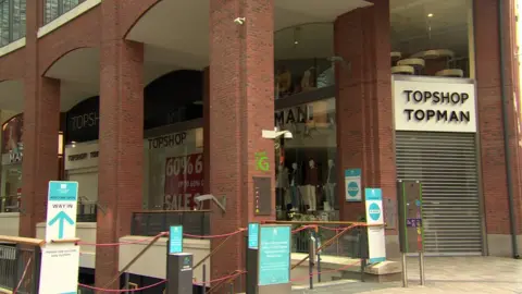 BBC Topshop in Victoria Square, Belfast