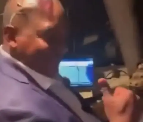 Instagram A screenshot of the video, which appears to show Colorado Rockies coach Hensley Meulens