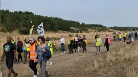 Cad Taylor Protest against Sizewell C