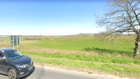 Google Fields close to the A4 near Chippenham in Wiltshire