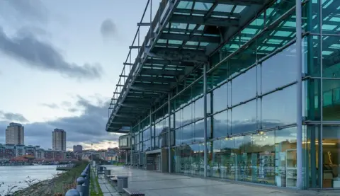 Sunderland University Outside of the National Glass Centre