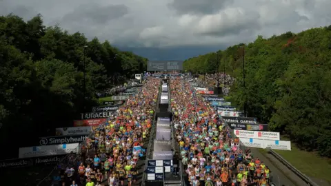 NNP The start of the 2018 Great North Run