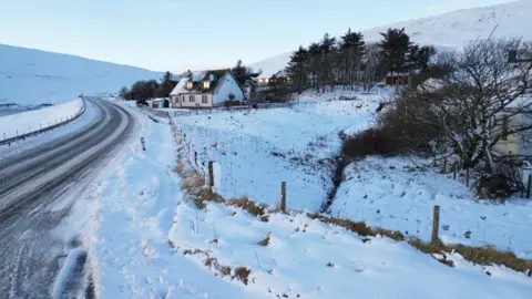 Shetland snow