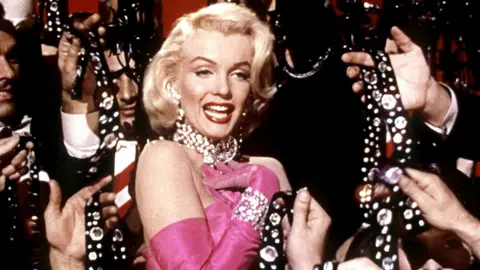  Alamy Marilyn Monroe in Gentlemen Prefer Blondes