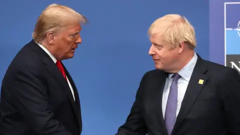 Getty Images Donald Trump and Boris Johnson