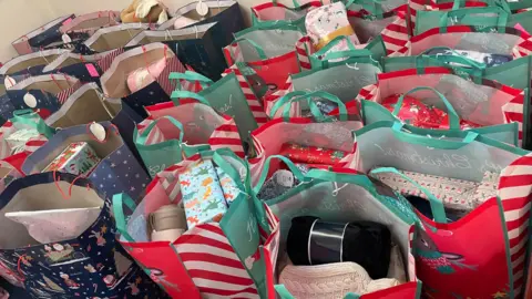 Kyle Hotchkins Presents in bags