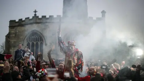 Getty Images The Haxey Fool