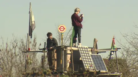 BBC Grow Heathrow protesters