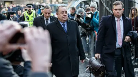 EPA Alex Salmond arrives at court