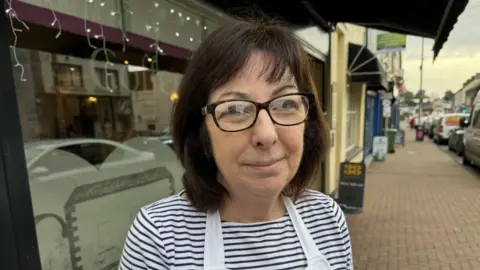 BBC Alma Kinnear, owner of the Kissing Crust Cafe