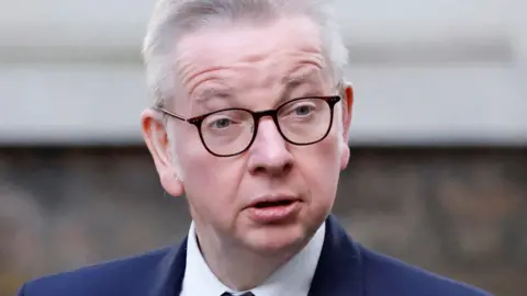 AFP Michael Gove arrives for a cabinet meeting at No 10 Downing Street, on 11 November 2021