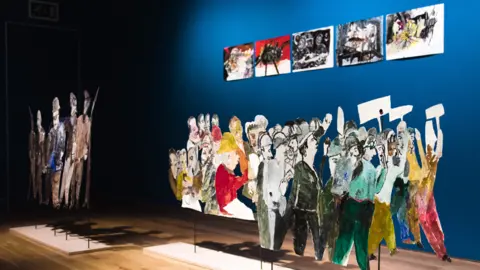 POLLY THOMAS Anna Boghiguian work A meteor fell from the sky