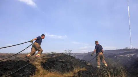 Getty Images Winter Hill Fire