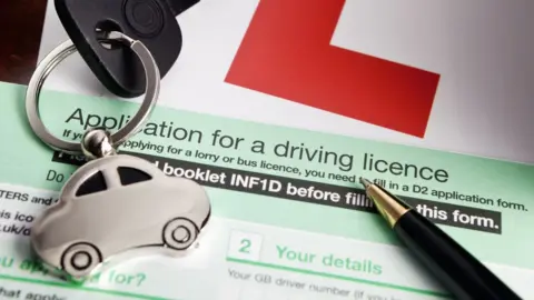 Getty Images Driving application form