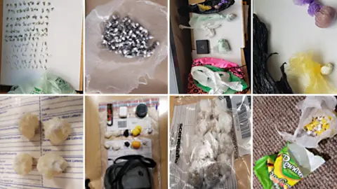 Northamptonshire Police Drugs confiscated as part of Operation Poetry