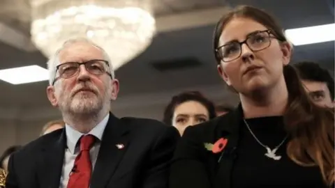 Getty Images Jeremy Corbyn and Laura Pidcock