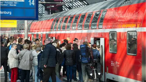 Getty Images A German train station