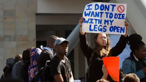 AFP SA protesters