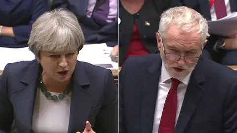 HoC May v Corbyn