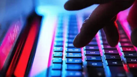 Getty Images Someone using a keyboard