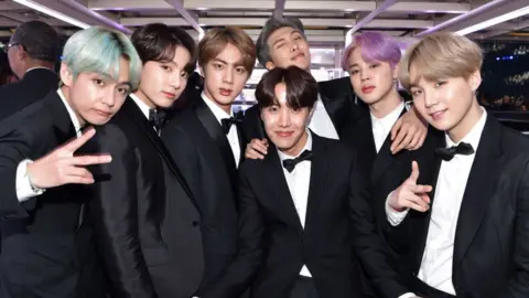 BTS: K-pop idols make first historic Grammy appearance