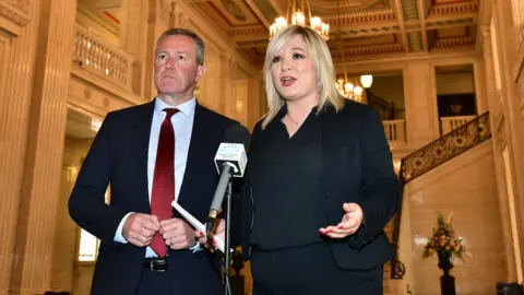 Pacemaker Michele O'Neill and Conor Murphy, Sinn Féin