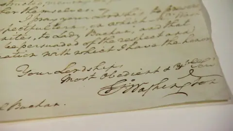 The letter was sent by George Washington to the Earl of Buchan