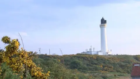 Andrew Sinclair/BBC Covesea Lighthouse in Lossiemouth