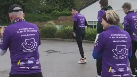 Police handout Runners with Andy Cox