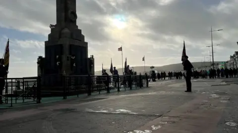 BBC Isle of Man Armistice Day at Douglas War Memorial 2022