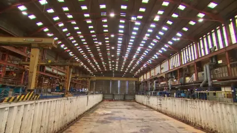 BBC A dry dock inside Appledore shipyard