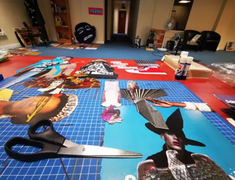 Michael Barnes-Wynters Artwork in progress