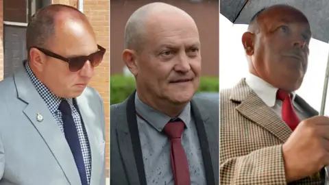 PA Matthew Loosemore, Lee Walls and Malcolm Reeves