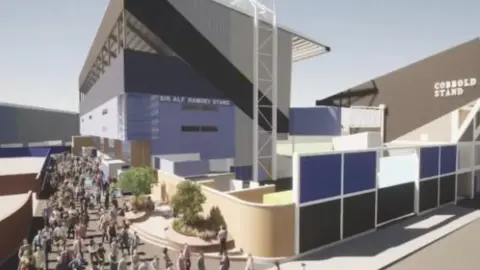 Ipswich Town Football Club Artist's impression of memorial ground