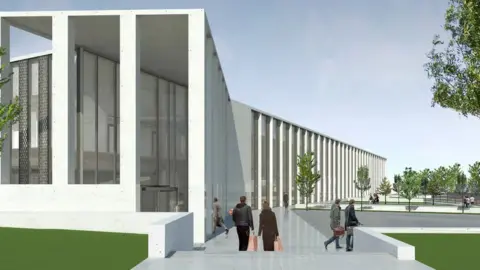 SCTS Artist's impression of new Inverness Justice Centre