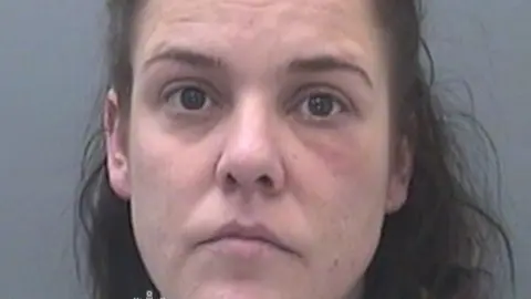 South Wales Police A police mugshot of Katrina Mahoney