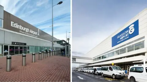 BBC Edinburgh and Glasgow airports