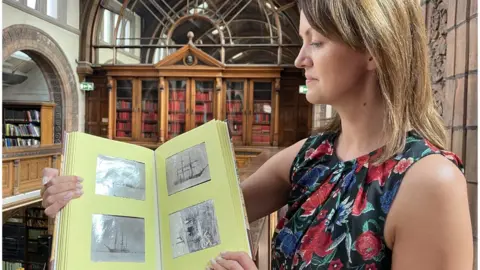 Leeds City Council Special collections librarian Rhian Isaac