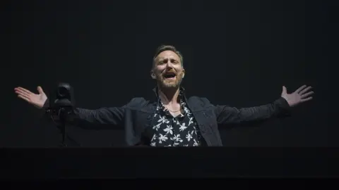 Getty Images David Guetta performing during Isle Of Wight Festival 2021