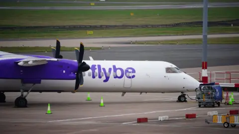 PA Media A Flybe plane