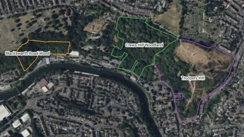 Protect Earth/Google Map of the site