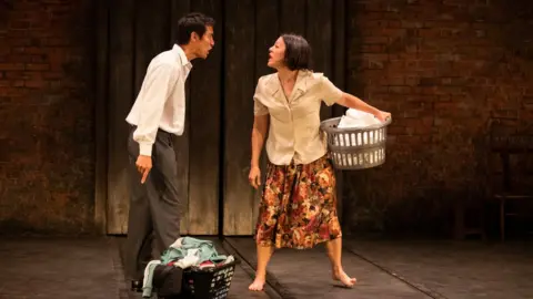 Hampstead Theatre A scene from The King of Hell's Palace